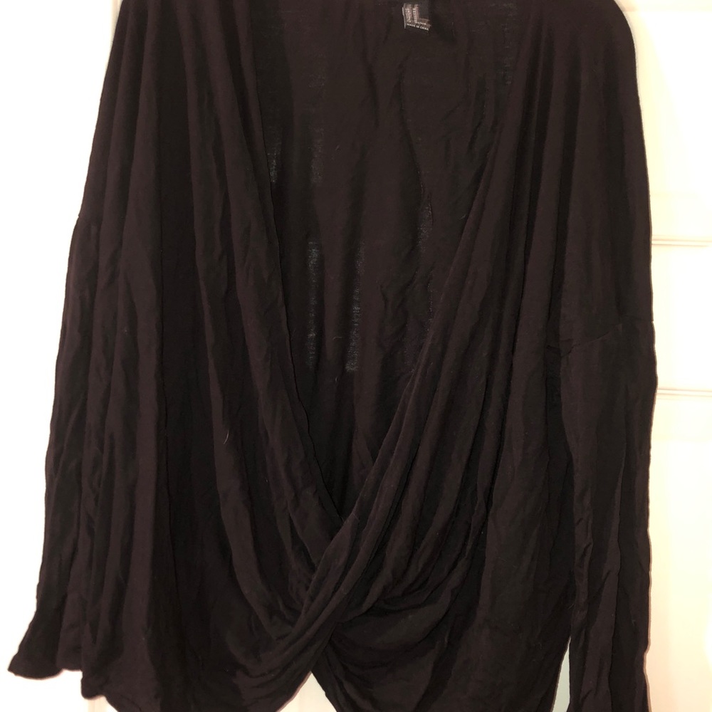 Black low cut top